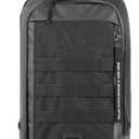 Monarc 10L Crossbody Sling Bag, Recycled Materials, Dual Carry, 13" Laptop Sleeve, Water Resistant, Lightweight Daypack for Travel, Work, Sport (Black)