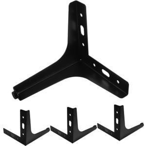 Modern Iron Triangle Furniture Legs Easy to Install Sturdy Metal Legs for Sofa Dresser Table