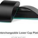 Hat Heat Press Machine for Caps with 2pcs Interchangeable Platens(6.7"x3.8", 6.7"x2.5"), Cap Heat Press for Stuctured Hats and HTV Iron On and Sublimation Projects, Heat Transfer Printing for Caps
