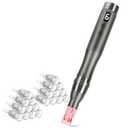 Microneedle Derma Roller Pen Microneedling Roller 0.25mm Dermabrasion Roller for Face Skin, Microneedle Micro Needle Roller 0.25mm for Men and Women Home Use