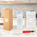 10 Sets Wine Shipping Box,Include 10 Moving Boxes and 10 Wine Bottle Protector Bags with 1 Reusable Air Pump