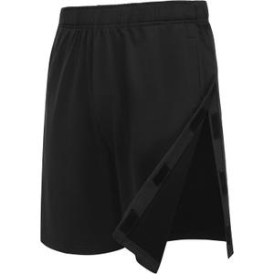 Deyeek Unisex Tear Away Shorts 9" Snap On Athletic Shorts Cotton Post Knee Hip Surgery Recovery Lounge Short with Pockets Medium