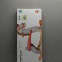 Mentari Toys - Rocking Horse - Sturdy Wooden Ride-On with Red Saddle and Harness - No-Tip Design, Grey with White Spots - Promotes Balance, Coordination and Imaginative Play - Age 12m+