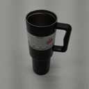 Simple Modern 40 oz Trek Tumbler with Handle and Straw Lid | Cup Holder Friendly Insulated Stainless Steel Travel Mug | Midnight Black