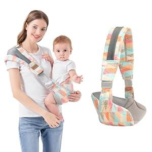 IULONEE Adjustable Baby Sling Comfortable Infant Holder Baby Wraps Carrier Newborn to Toddler Sling Infant Wrap Carriers Toddler Holder Wrap One Shoulder Newborn Holder for Hands-Free Carrying (Camouflage)