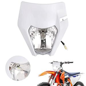 AnXin Dirt Bike LED Headlight,Motorcycle Head Light Kit Universal for EXC SXS SX EXC XC XCF XCW XCFW SXF SMR MX EGS 50-525 2018-2025 Enduro Supermoto White