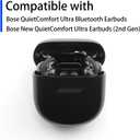 Replacement Foam Ear Tips for Bose QuietComfort Ultra Bluetooth Earbuds, Ultimate Comfort, 3 Pairs (Black, Assorted S/M/L)