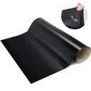 Yaocom 4 x 8 ft Black Aluminum Trailer Skin 0. 02", Rv Siding Panels Metal Enclosed Trailer Sheet Flashing roll for Prevents Roofing Stains Concession Truck Food Truck Dry Van Recreational Vehicle