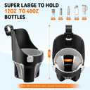 Hohean Golf Push Cart Cup Holder, Super Large Capacity, Fits Up to a 40oz Bottle, Universal Heavy Duty Golf Push Cart Accessories(1 Pack)