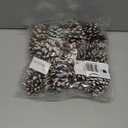 10 Pieces Large Christmas Pine Cones Decorations Picks - Frosted Snow Pine Cones for Christmas Tree, Garland Wreath Ornaments Home Decorating Pinecones Winter Holidays