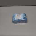 LaRibbons Christmas Wired Ribbon 2.5 inch Double Faced Blue Snowflakes and Striped Christmas Ribbon for Tree Garland, Wreath Bow, Xmas Crafts Decorations, 2 Rolls 10 Yards Total