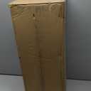 CAP Barbell 1-Inch High Density Exercise Yoga Mat with Strap | Multiple Colors (Black)