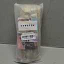 Double Ended 3 in 1 Dreadlock Extensions, 24 inch 15pcs Brown to Blonde Mixed Dreads Extensions Set DE Dreads with Curly Dreadlocks for White Women