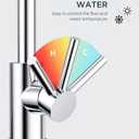 FORIOUS Single Hole Bathroom Faucets 3 Hole One Handle 360 Swivel Gooseneck Spout, Lead-Free, Suitable for Bathroom Wet Bar RV Vanity Restroom Sink, with Pop Up Drain and Supply Line