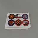 Honoson 360 Pcs Assorted Firefighter Sticker Sheet Pack 1.5 Inch Sheet Fighter Stickers Fireman EMT USA Fire Theme Event Supplies Fire Safety Party Favors Decoration Holiday Gifts
