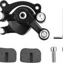 Front Disc Brake Caliper and Pad for MBX10 MBX11 80cc MM-B80 105cc MM-B105 CT100U CC100X Trail Mini Bike 47 49cc Mini ATV Gas Scooter Dirt Pocket Bike Black