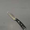 Paring Knife 3.75 Inch Fruit Knives, Small Kitchen Knife, Ultra Sharp German Stainless Steel Vegetable Knives, Damascus Pattern, Full Tang Handle Design, Elegant Black Ideal for Gift