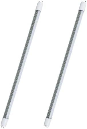 2 x 2FT Type A+B LED Tube Light 15W 4000K Cool White UL Listed 1875LM,125lm/w, 50000 Hours Lifespan, Plug and Play, Ballast Bypass, Dual-End, G13, F18T8/F20T12 Replace