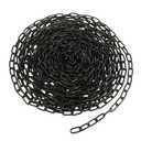 1/8'' x 50Ft Black Chain for Hanging, Heavy Duty Black Chain Links, Metal Decorative Chain for Light Fixture, Chandelier, Lamp, Clothes, Pet