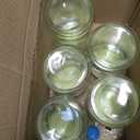 6 Pack 16oz Overnight Oats Containers with Lids Wide Mouth Mason Glass Jars Food Storage Containers for Snacks Yogurt Spice Sugar Meal Prep with Stickers and Marker