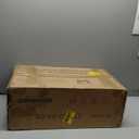 Eclatara Night Stand Set of 2, Farmhouse End Table with 2 Tier Boho Rattan Shelves, Side Tables Living Room with Round Edge Design, Ultra-Thick Legs Bedside Nightstand for Bedroom, Caramel Oak, 13.78"D x 23.62"W x 23.11"H