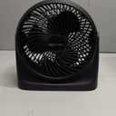 Amazon Basics Air Circulator Fan, Desk Fan for Bedroom, Home and Office, With 90-Degree Tilt Head, 3 Speed Settings, Lightweight (3 LBS), 35 Watts, Black, 11.1"W x 6.3"D x 10.9"H