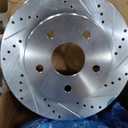 A-Premium 12.91 inch(328 mm) Rear Drilled and Slotted Disc Brake Rotors + Ceramic Pads Kit Compatible with Select Dodge, Chrysler, Volkswagen and Ram Models - Grand Caravan, Town & Country, Journey, 2 Packs