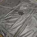 SNTD 3 Tier Rolling Utility Cart - Metal Cart with Wheels Heavy Duty Serving Cart Shelf for Kitchen, Garage, Grey, SN-NMZDTC-JYK-3T