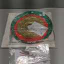 Christmas Hanging Decorations, 12 PCS Paper Lanterns, Honeycomb Christmas Trees, Hanging Paper Fans, Red Green Gold White Holiday Party Supplies for Home Xmas Holiday Party