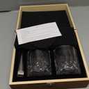 Whiskey Stones Gift Set for Men Dad Fathers Day Whiskey Glasses Set 2 Bourbon Glasses 8 Granite Chilling Rocks with Tongs Perfect for House Warming Anniversary Birthday for Men