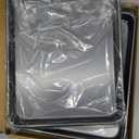 11 Inch Nonstick Baking Sheets Set of 2, Carbon Steel Cookie Sheets for Baking, Heavy Duty & Stackable Baking Pans for Oven, Non Toxic & Easy Clean, 11x9 Inch Baking Trays (Gray Marble)