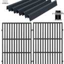 Genesis 300 Grill Parts Kit for Weber Genesis 310 320 Series E330 E320 E310 S310 S320 S330 EP/CEP310 EP/CEP320 EP/CEP330 Grill Parts(2011-2016), 7524 Cast Iron Grill Grates & 7621 Flavorizer Bars (Black-No Burner)