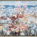 Yihui Arts Framed Flower Canvas Wall Art Enhance Home Decor, 48"L x 24"W