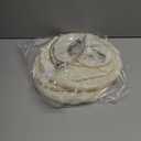 Medium Lamp Shades Set of 2, Cream Lamp Shade for Floor Lamps Table Lamps, 6.1"Top x 13"Bottom x 9.6"High, Scalloped Lamp Shade with Petal Edge Braid, Spider, Harp Holders Included, Assembly Required