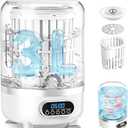 Mini Washing Machine, 3L Small Washer with Drain Hose & Spin Basket, Cordless 3000mAh, Compact Apartment Washing Machine of Underwear, Socks, Baby Clothes, Ideal for Apartment, RV, TravelWhite