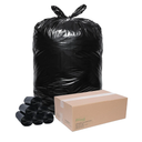 TYPLASTICS Heavy Duty 55-60 Gallon Trash Can Liners, 36" x 60", 1.2Mil, Black Garbage Bags, Multipurpose for Lawn, Leaf, Yard, Office, Outdoor, Gardening, Commercial and Industrial - Boxes of 100