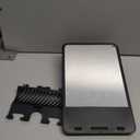 TAILI Shower Mirror Fogless Suction, Shaving Mirror with Razor Holder, Fog Free with Storage Tray, Rust-Proof, Shatterproof, Removable, Bathroom & Shower Accessories, Black