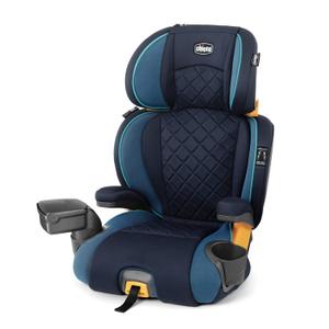 Chicco KidFit Zip Plus 2-in-1 Belt-Positioning Booster Car Seat, Backless and High Back Booster Seat, for Children Aged 4 Years and up and 40-100 lbs., Seascape/Blue, EXP: APR2034