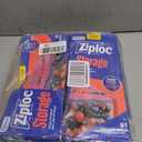 Ziploc Gallon Food Storage Bags, Stand-Up Bottom, Easy to Fill, 162 Count