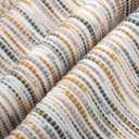 Tosleo Boho Chenille Tufted Couch Throw Pillow Covers 18x18 Inch Set of 2 Farmhouse Yellow and Blue Striped Decorative Pillow Covers Accent Neutral Square Pillowcase Textured Cushion Covers