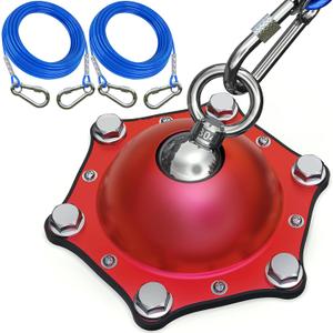 Dog Tie Out Cable and Stake for Yard,(up to 200lbs) with 2x20 FT Heavy Duty Cables,360 Swivel Dog Run Anchors- No Tangle,Ideal for Outdoor Camping