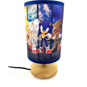 Table Lamp Super Sonic Bedside Night Light Wood Base Room Decoration or Great Gift Ideas
