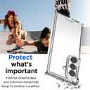 2 x AICase for Samsung Galaxy Z Fold 7 Clear Case Transparent Shockproof Protection Anti-Yellowing Resistant Phone Case for Galaxy Z Fold 7 5G (2025)