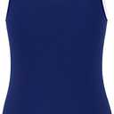 Girls One Piece Swimsuits, Toddler Girls Swimweargirls Bathing Suits, Cute Summer Beach Pool Outfit 3-12 Years (US, Age, 6 Years, Blue) (Purple)