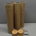 2-Pcs 34'' Wall Mounted Cat Scratcher for Large Cats, Tall Scratching Posts, Corner Cat Climbing Pole for Indoor Cats Climb Stretch Play, Wooden