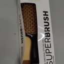 Janeke Superbrush Detangling Brush for Soft Smoothing Hair Brushing with Anti-Static Bristles - Vented Wet Hair Brush for Blow Drying Use - Perfect for Curly, Thick, Wavy, Fine Hair Types (Caramel)