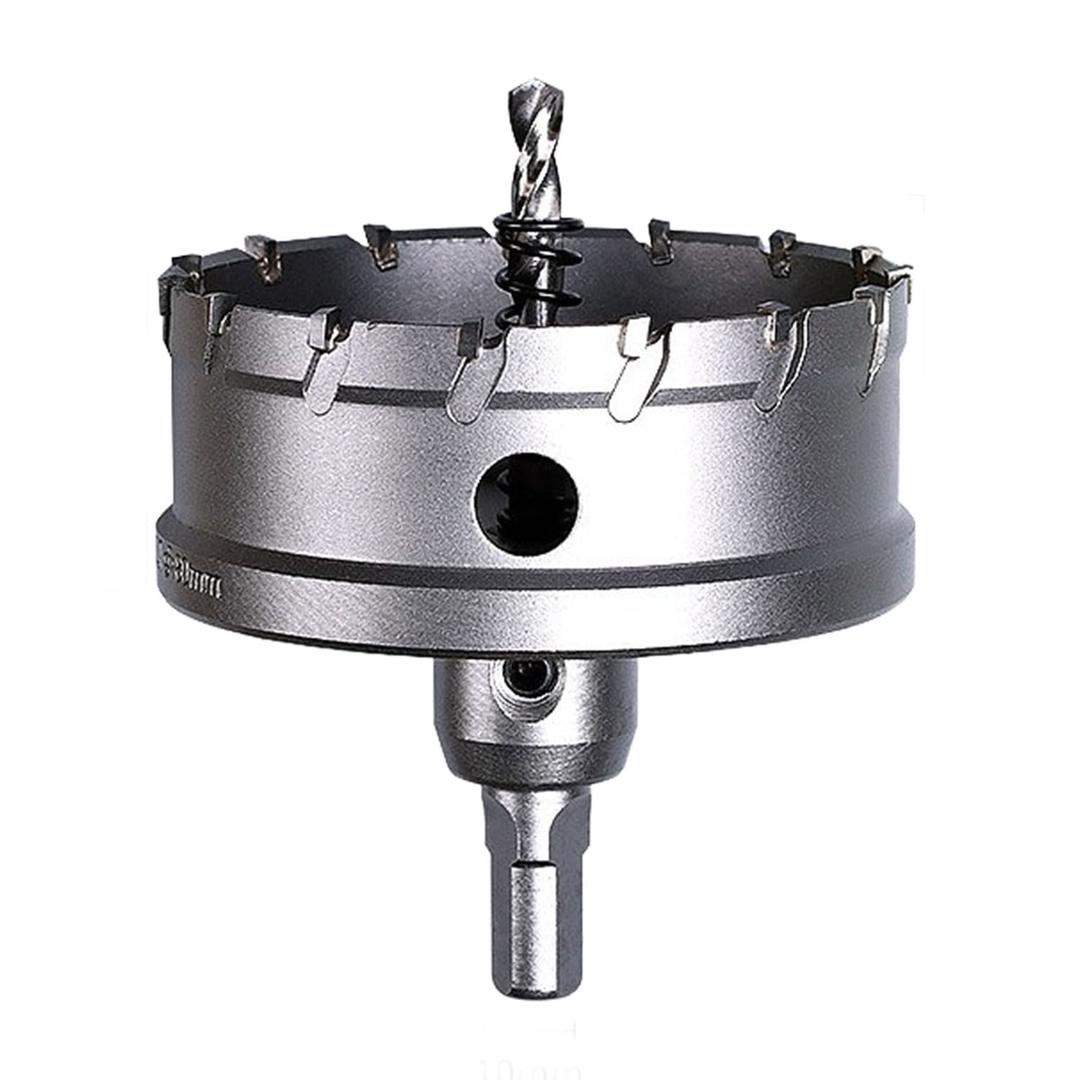 75mm Carbide Hole Cutter Stainless Steel Metal Drill Bit Tungsten Carbide Tipped Hole Saw Drill Bit (2-15/16'TCT Hole Saw)