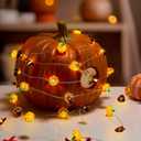BlcTec Fall Decorations for Home 12.8FT 40 LED Fall String Lights with Acorns & 3D Pumpkins, Battery Operated Harvest Fairy Light with Timer for Indoor Outdoor Halloween Thanksgiving Autumn Fall Decor