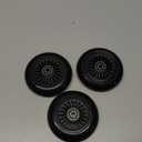 AOWESM Easy Roller Replacement Wheels w/Bearings ABEC-9 for Ez Rollers Classic Drifter Junior New Twist On A Classic Scooters - Set of 3 (Black)