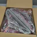 Smartor Kids Velvet Hangers 50 Pack, 14 Inch Premium Non Slip Kids Felt Hangers for Closet, Space Saving Toddler Clothes Hanger for Youth's Childrens' Clothes (Rose Gold Hook)- Grey (Gray)